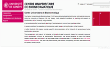 Tablet Screenshot of cub.unige.ch