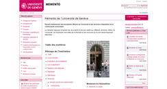 Desktop Screenshot of memento.unige.ch