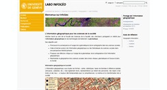 Desktop Screenshot of infogeo.unige.ch