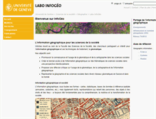 Tablet Screenshot of infogeo.unige.ch