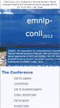 Mobile Screenshot of emnlp-conll2012.unige.ch