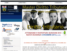 Tablet Screenshot of mastertributario.unige.it