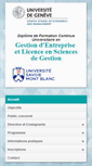 Mobile Screenshot of gestion.unige.ch