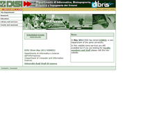 Tablet Screenshot of disi.unige.it