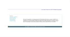 Desktop Screenshot of genica.unige.ch
