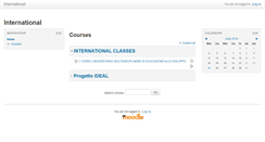 Desktop Screenshot of international.aulaweb.unige.it