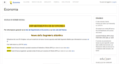 Desktop Screenshot of economia.aulaweb.unige.it