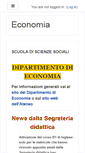 Mobile Screenshot of economia.aulaweb.unige.it