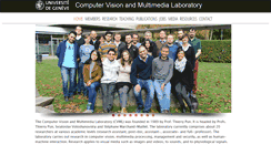 Desktop Screenshot of cvml.unige.ch