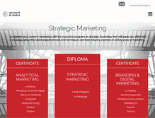 Tablet Screenshot of marketing.unige.ch