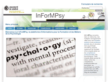 Tablet Screenshot of informpsy.unige.ch