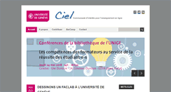 Desktop Screenshot of ciel.unige.ch