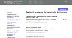 Desktop Screenshot of intranet.unige.it