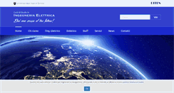 Desktop Screenshot of elettrica.unige.it