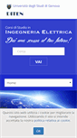 Mobile Screenshot of elettrica.unige.it