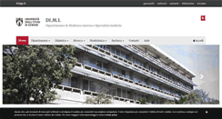Desktop Screenshot of dimi.unige.it