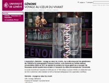 Tablet Screenshot of genome.unige.ch