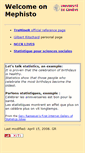 Mobile Screenshot of mephisto.unige.ch
