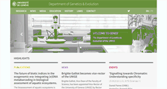Desktop Screenshot of genev.unige.ch