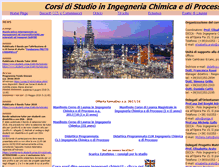 Tablet Screenshot of ingegneriachimica.unige.it