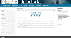 Desktop Screenshot of bio.dist.unige.it