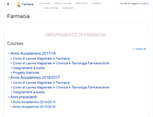 Tablet Screenshot of farmacia.aulaweb.unige.it