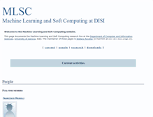 Tablet Screenshot of mlsc.disi.unige.it