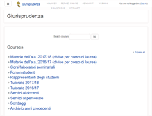 Tablet Screenshot of giurisprudenza.aulaweb.unige.it
