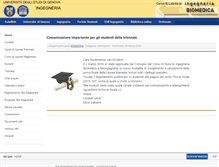 Tablet Screenshot of biomedica.ingegneria.unige.it