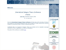 Tablet Screenshot of ct2010.disi.unige.it