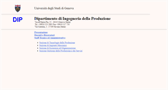 Desktop Screenshot of dip.unige.it
