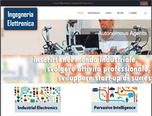 Tablet Screenshot of elettronica.ingegneria.unige.it