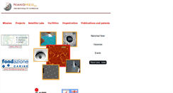Desktop Screenshot of nanomed.unige.it