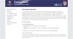 Desktop Screenshot of genuawifi.unige.it