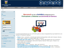 Tablet Screenshot of fad.unige.it